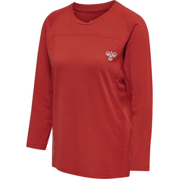Hummel hmlGG12 TRAINING TEE L/S WOMAN - AURA ORANGE - L