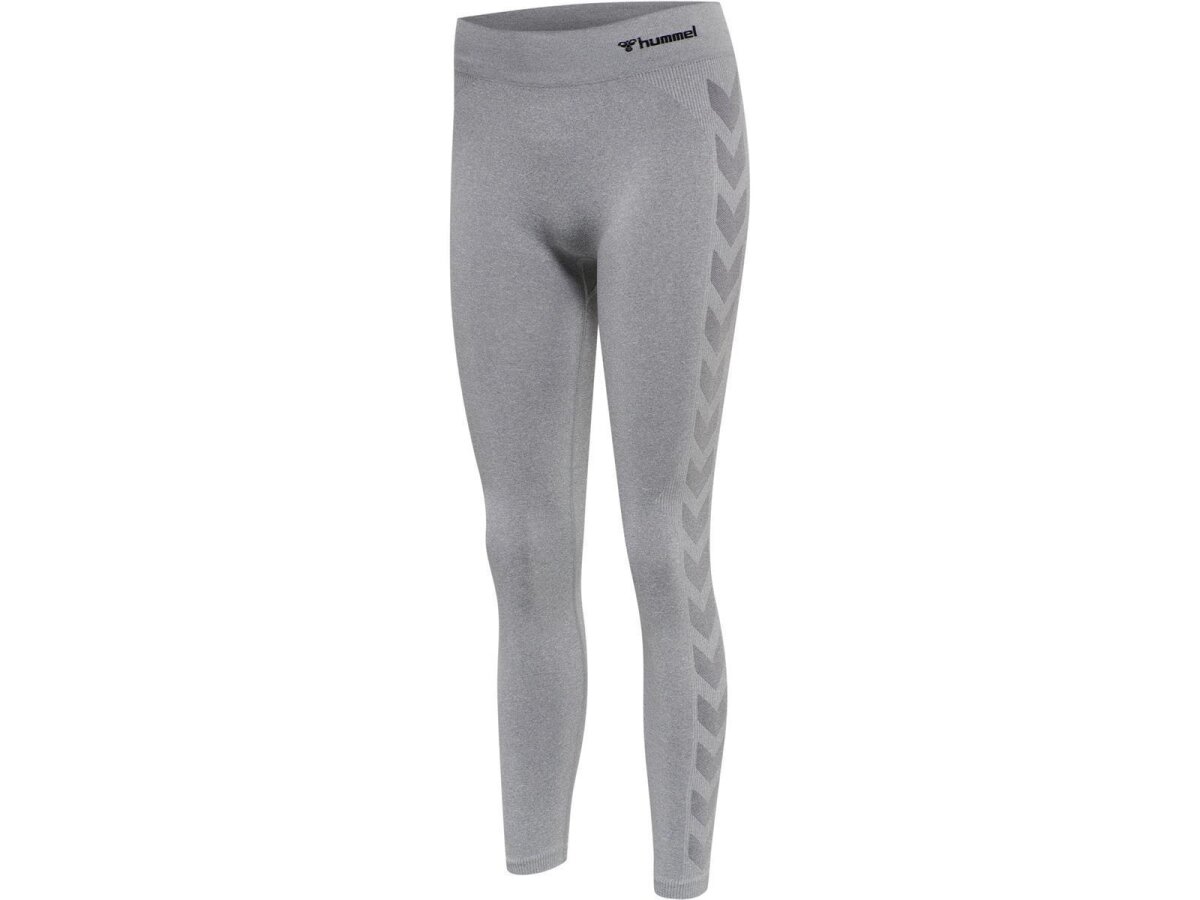 Hummel hmlCI SEAMLESS MID WAIST TIGHTS GREY MELANGE XL