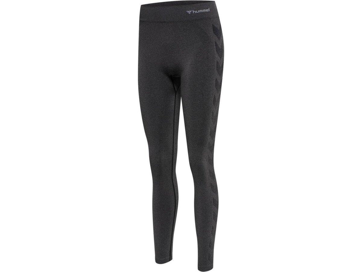 Hummel hmlCI SEAMLESS MID WAIST TIGHTS BLACK MELANGE XL