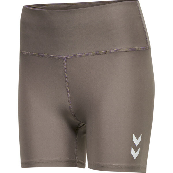 Hummel hmlTE TOLA HW TIGHT SHORTS - DRIFTWOOD - XL