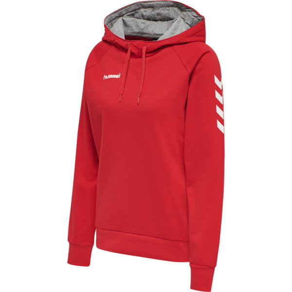 Hummel HMLGO COTTON HOODIE WOMAN - TRUE RED - XS