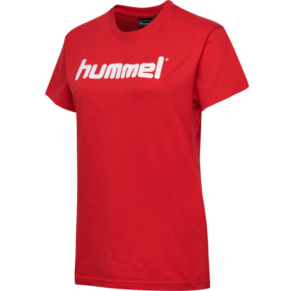 Hummel HMLGO COTTON LOGO T-SHIRT WOMAN S/S - TRUE RED - XL