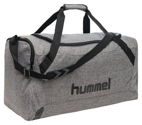 Hummel CORE SPORTS BAG - GREY MELANGE - L