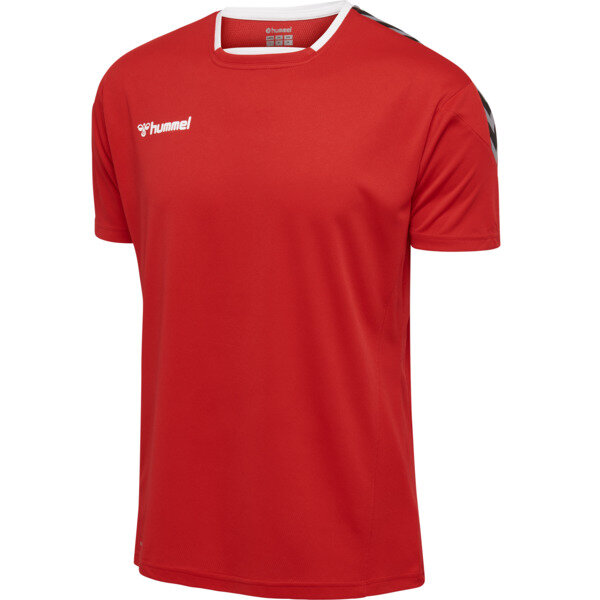 Hummel hmlAUTHENTIC KIDS POLY JERSEY S/S - TRUE RED - 116