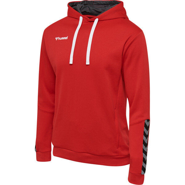 Hummel hmlAUTHENTIC POLY HOODIE - TRUE RED - 2XL