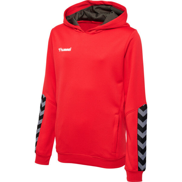Hummel hmlAUTHENTIC KIDS POLY HOODIE - TRUE RED - 128