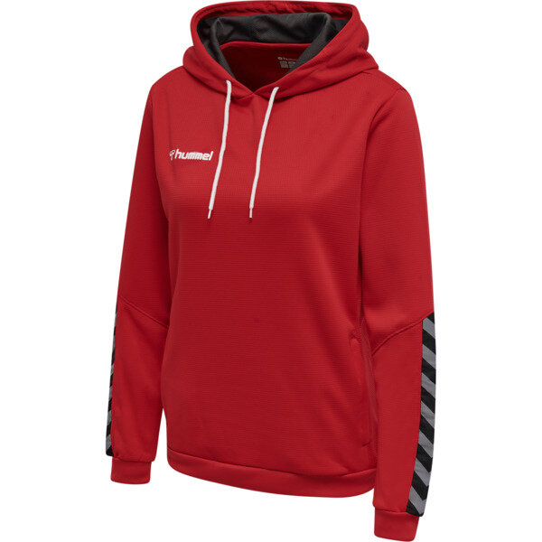 Hummel hmlAUTHENTIC POLY HOODIE WOMAN - TRUE RED - 2XL