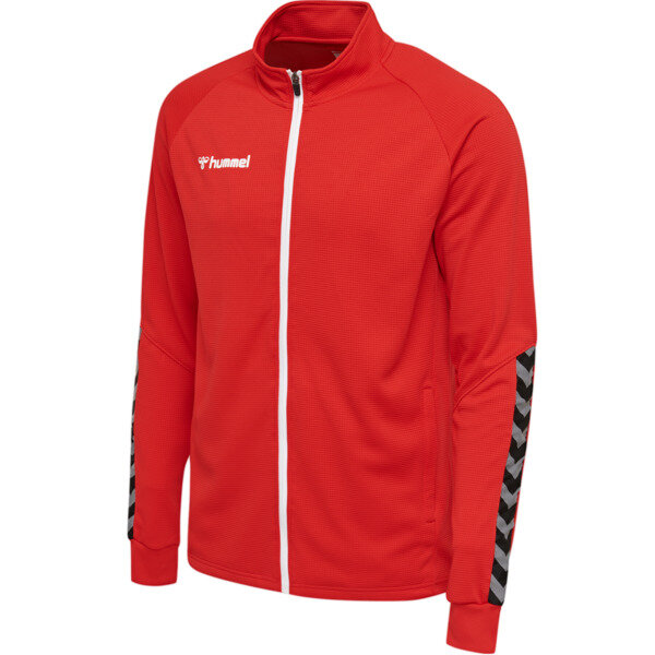 Hummel hmlAUTHENTIC POLY ZIP JACKET - TRUE RED - 3XL