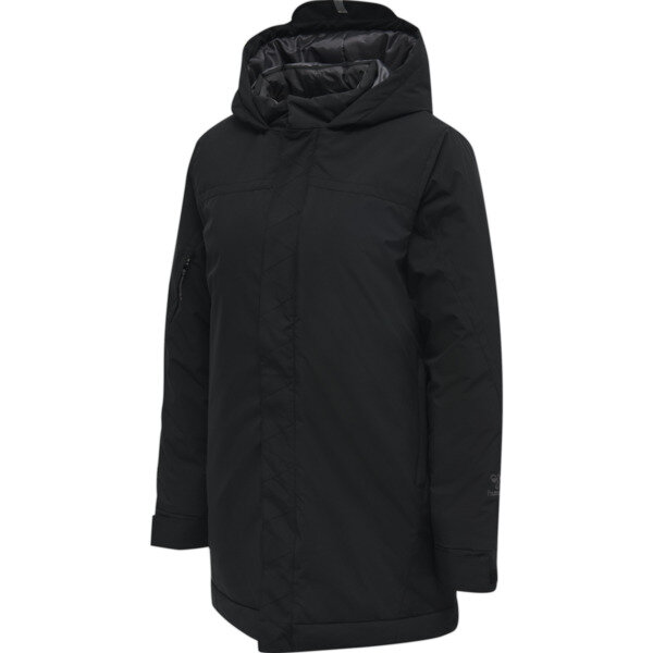Hummel hmlNORTH PARKA JACKET WOMAN - BLACK/ASPHALT - S