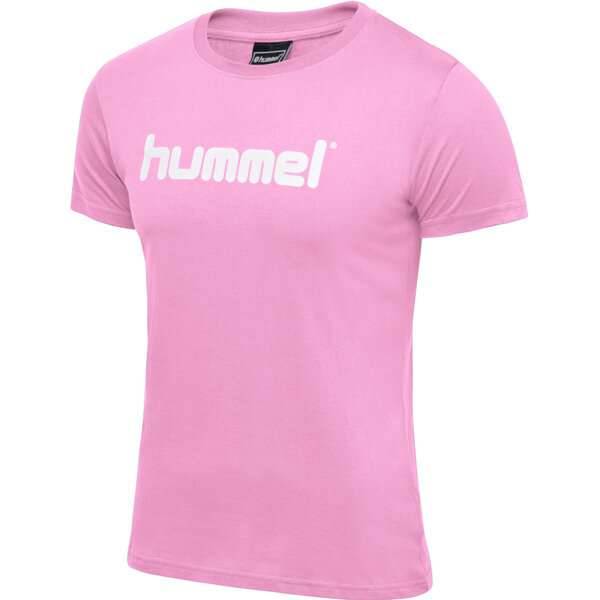 Hummel HMLGO COTTON LOGO T-SHIRT WOMAN S/S - COTTON CANDY - 2XL