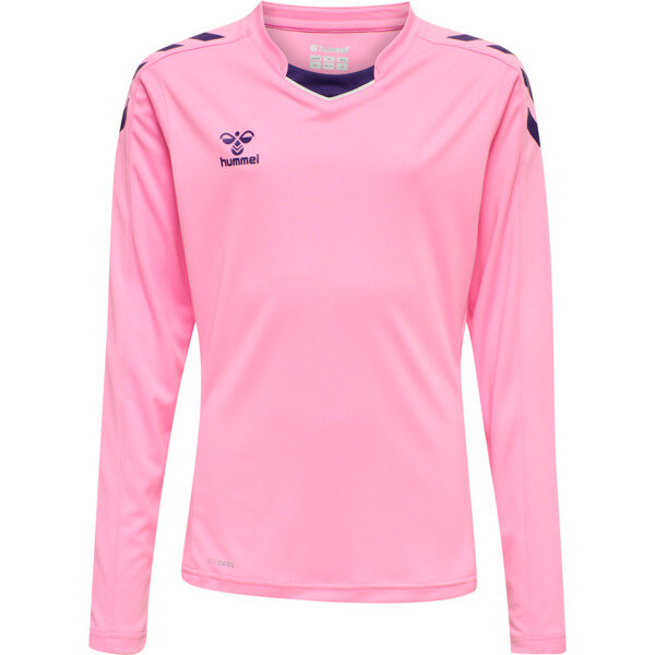 Hummel hmlCORE XK POLY JERSEY L/S KIDS - COTTON CANDY - 128