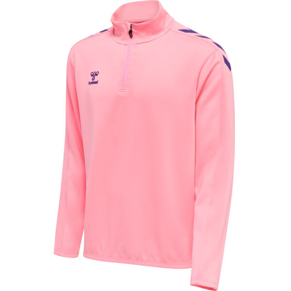 Hummel hmlCORE XK HALF ZIP POLY SWEAT - COTTON CANDY - 2XL
