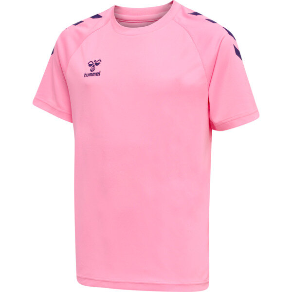 Hummel hmlCORE XK CORE POLY T-SHIRT S/S KIDS - COTTON CANDY - 116