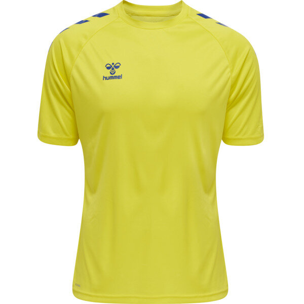 Hummel hmlCORE XK CORE POLY T-SHIRT S/S Herren BLAZING YELLOW/TRUE BLUE S