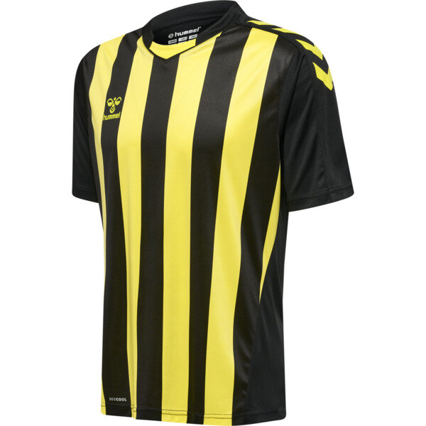 Hummel hmlCore XK Striped Trikot Herren BLACK/BLAZING YELLOW S