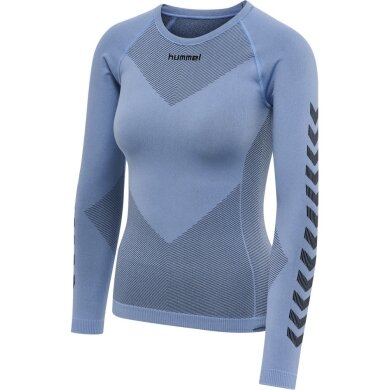 HUMMEL FIRST SEAMLESS JERSEY L/S WOMAN BEL AIR BLUE XL-2XL