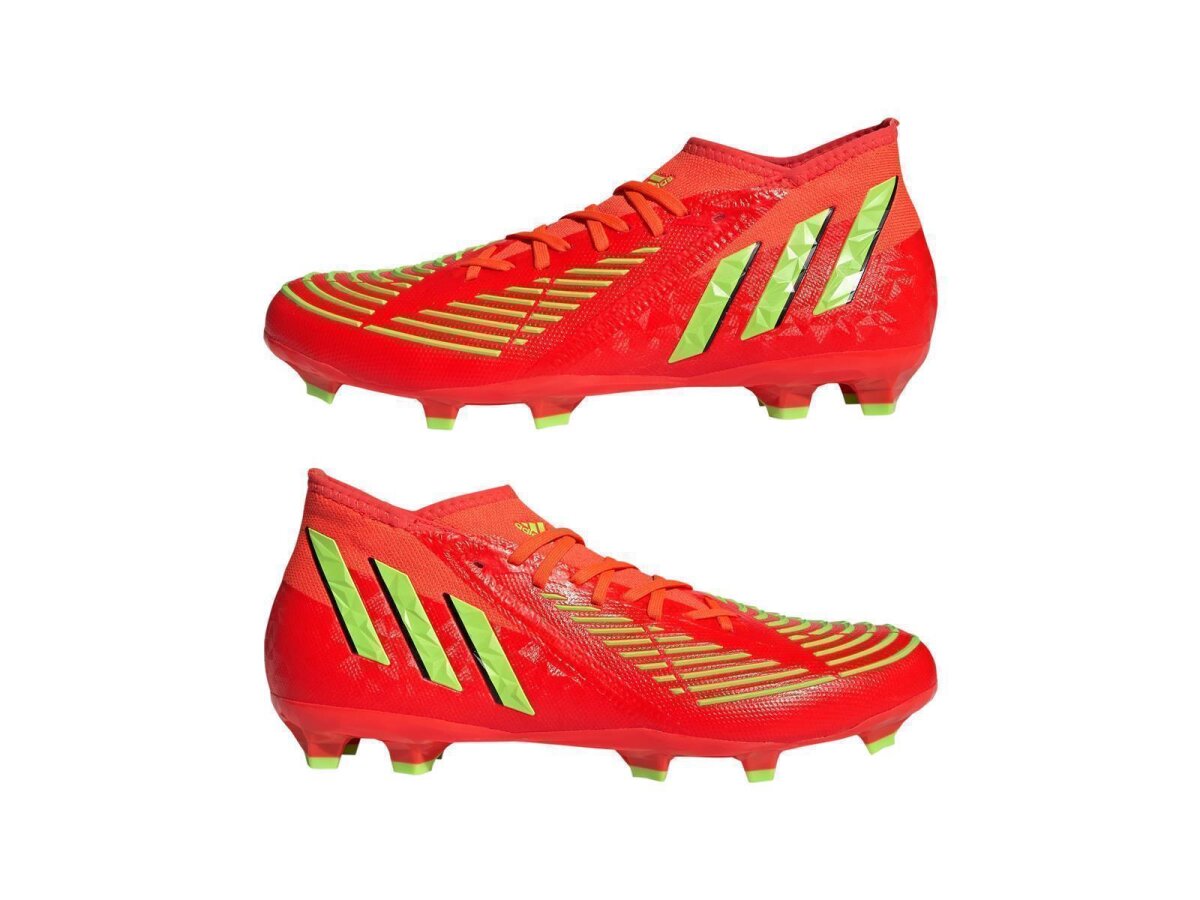 adidas Predator Edge 3 FG 42 2/3 rot/grün/schwarz