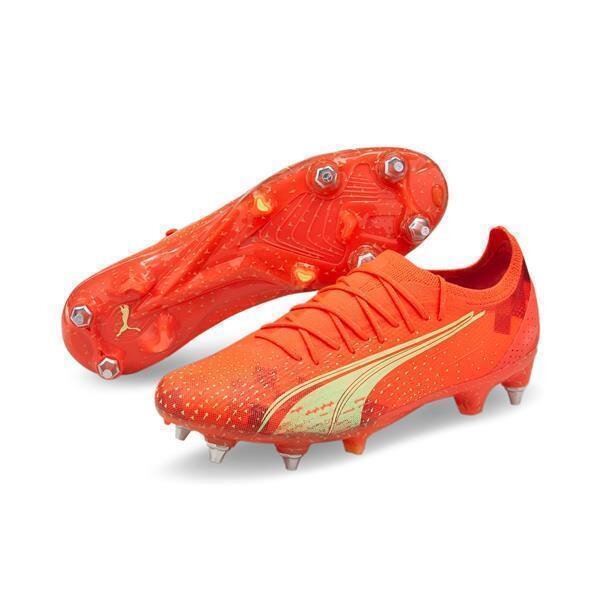 Puma Ultra Ultimate MxSG Herren Fussballschuhe coral-fizzylight-black 42,5