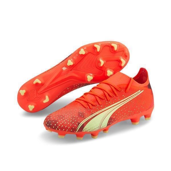 Puma Ultra Match FG/AG Fussballschuhe Herren fiery coral-fizzylight-puma black 42