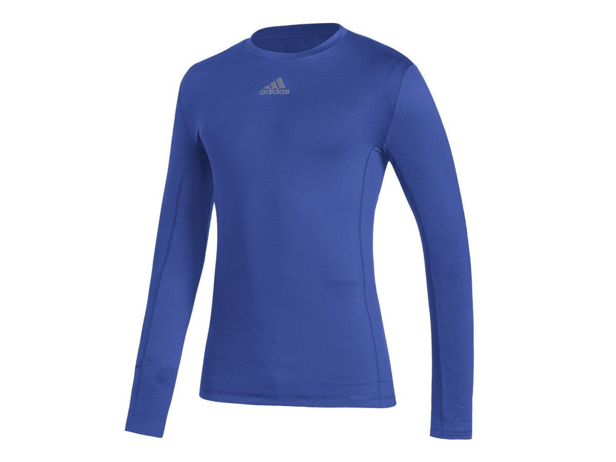adidas Techfit Langarm Shirt Herren royalblau XXXL