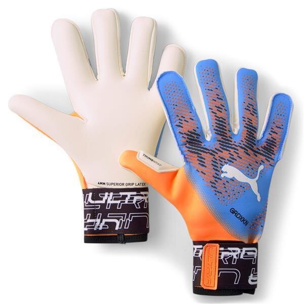 Puma Ultra Grip 1 Hybrid Torwarthandschuhe ultra orange - blue glimmer 11