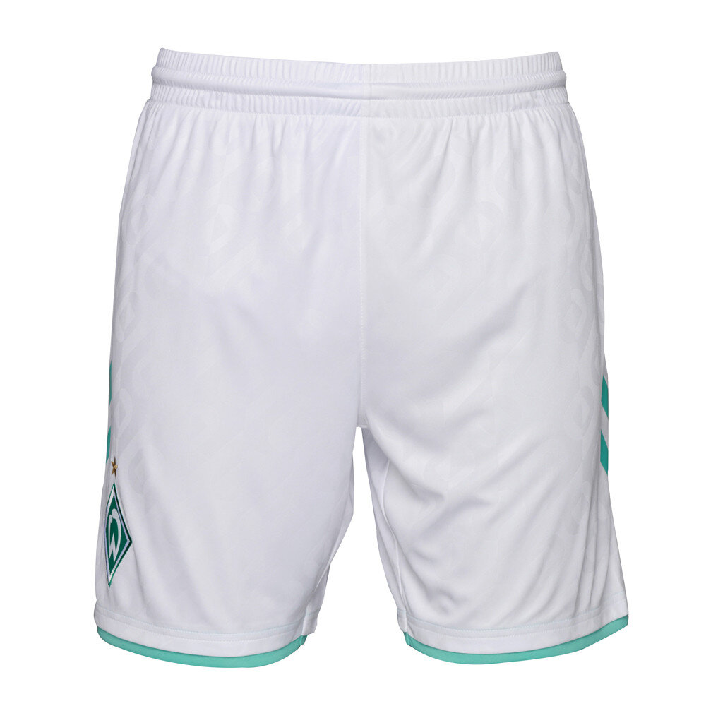 Hummel Werder Bremen Auswärtsshort Saison 2023/2024 Erwachsene weiß XXXXL