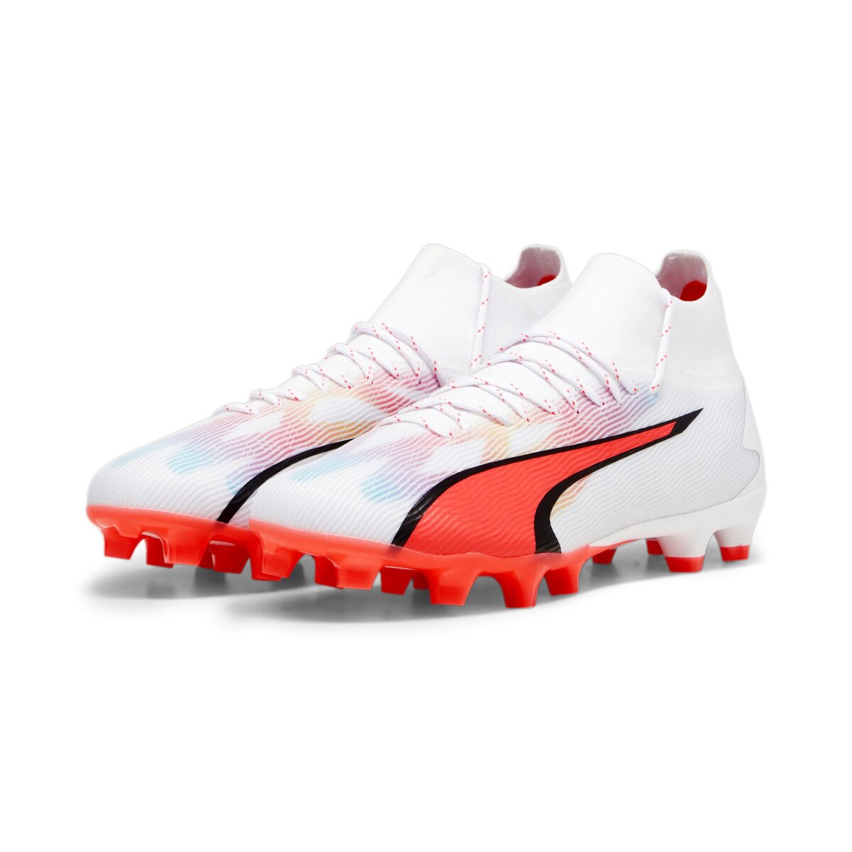 Puma Ultra Pro FG/AG Fussballschuhe puma white-puma black-fire orchid 44,5