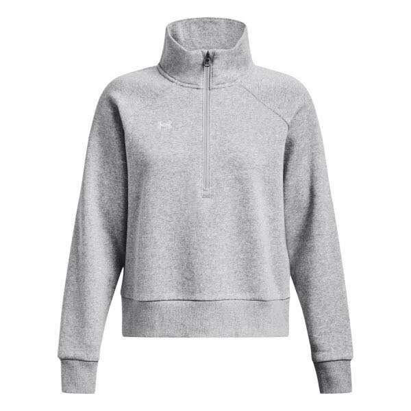 Under Armour UA Rival Fleece HZ-BLK,Mod Gra Hellgrau M