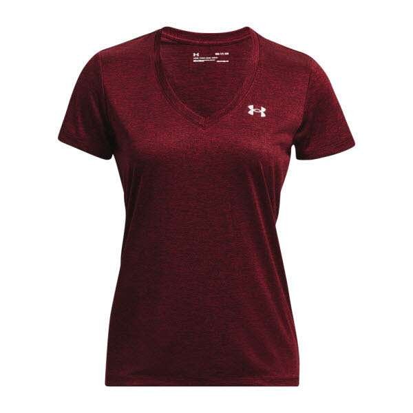 Under Armour Tech SSV - Twist-BLK Dunkelrot XS