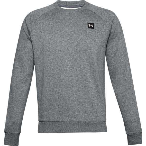 Under Armour UA Rival Fleece Crew-BLK Pitch Grau S