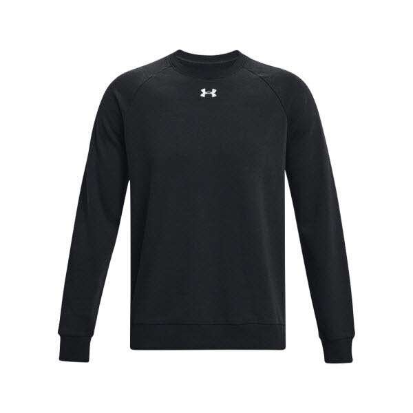 Under Armour UA Rival Fleece Crew-BLK Schwarz XXXL