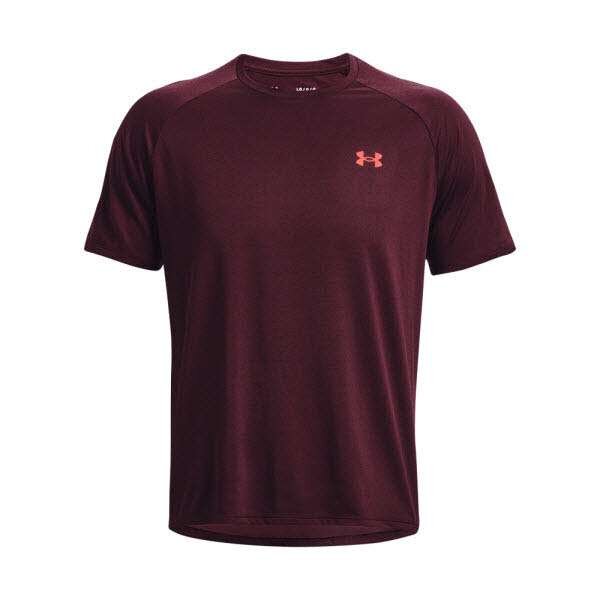 Under Armour UA Tech 2.0 SS Tee Novelty-MRN Dunkelrot M