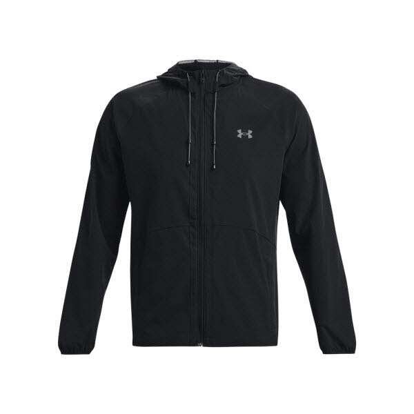 Under Armour UA Stretch Woven Windbreaker-BLK Schwarz L