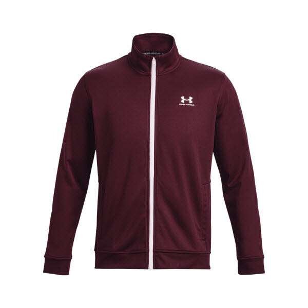 Under Armour SPORTSTYLE TRICOT JACKET-MRN Dunkelrot L