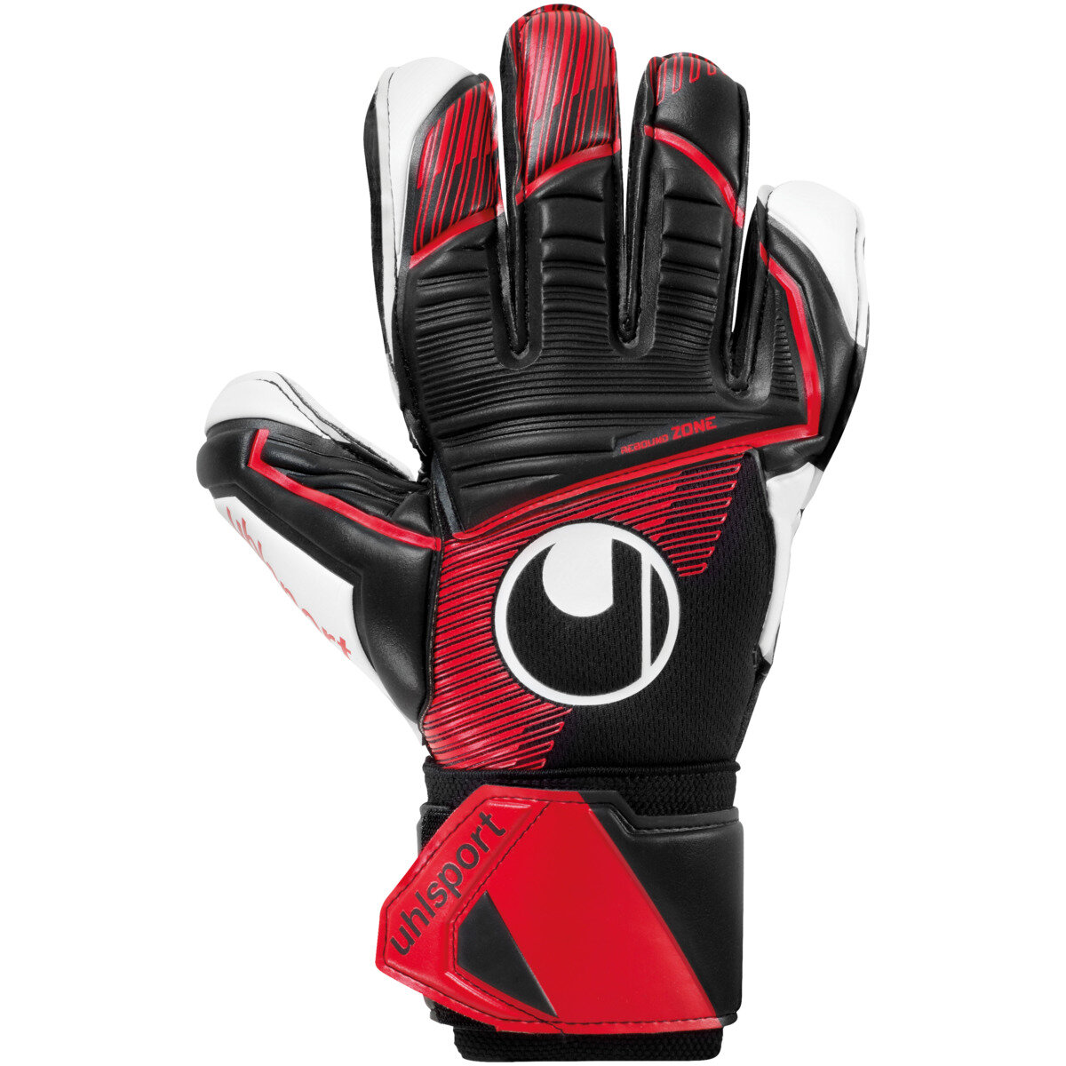 Uhlsport Powerline Supersoft TW- Handschuhe rot/schwarz 10