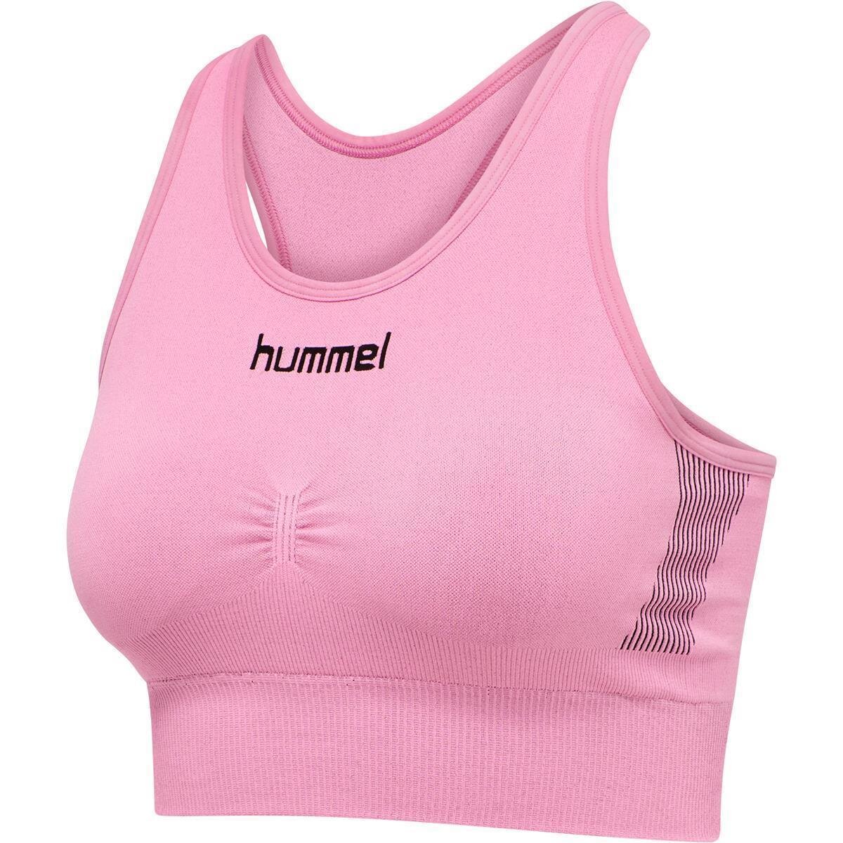 Hummel HUMMEL FIRST SEAMLESS BRA WOMAN - COTTON CANDY - XS-S