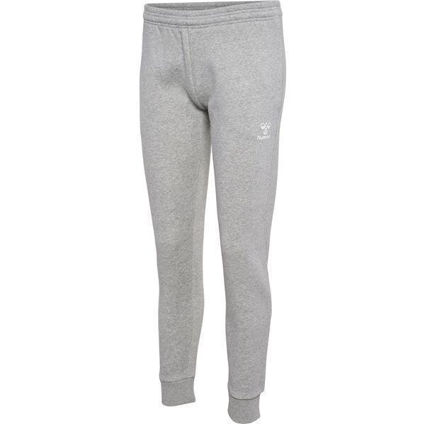Hummel hmlMOVER COTTON CUFF PANTS WOMAN - GREY MELANGE - 2XL