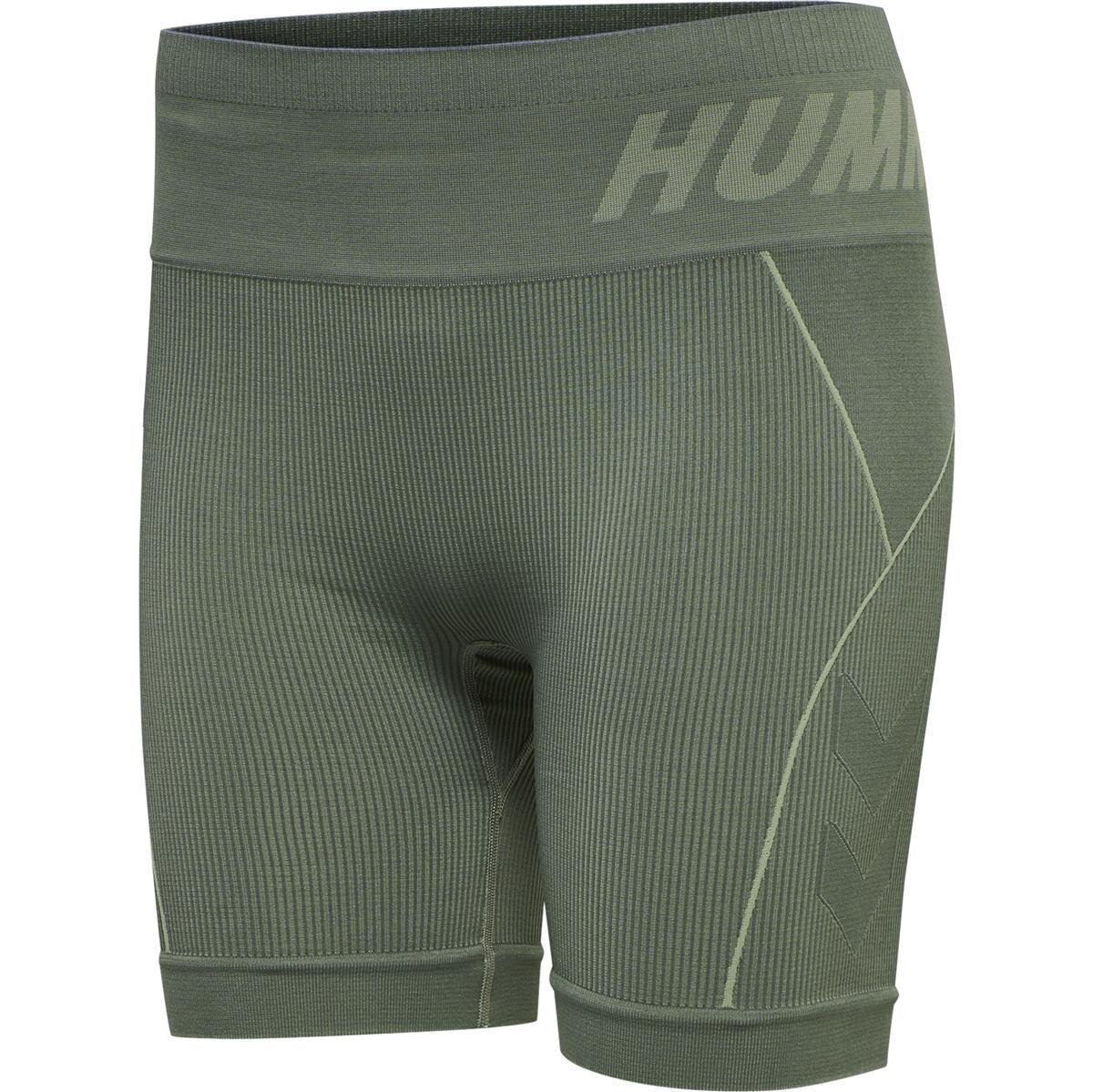 Hummel hmlTE CHRISTEL SEAMLESS SHORTS LILY PAD/LAUREL WREATH MELANGE S