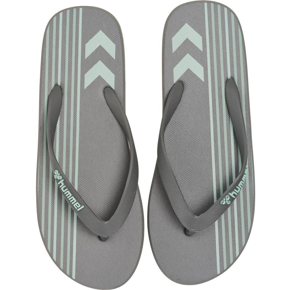 Hummel Multi Stripe Flip Flop GREY/SILT GREEN 42