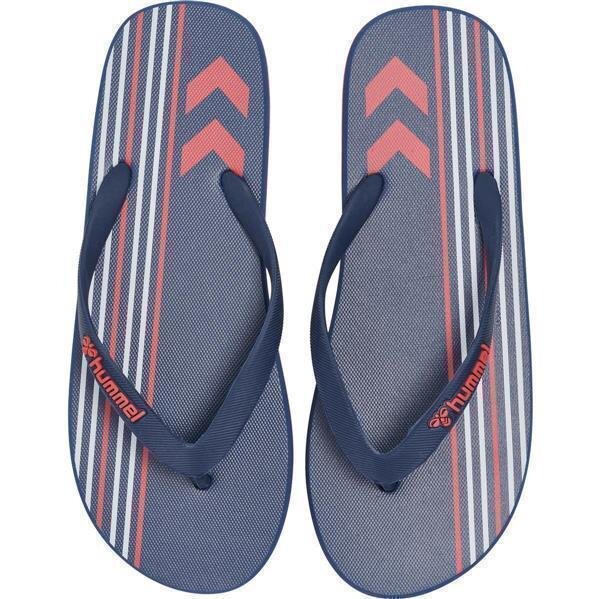 Hummel MULTI STRIPE FLIP FLOP BLACK IRIS/FLAME SCARLET 44