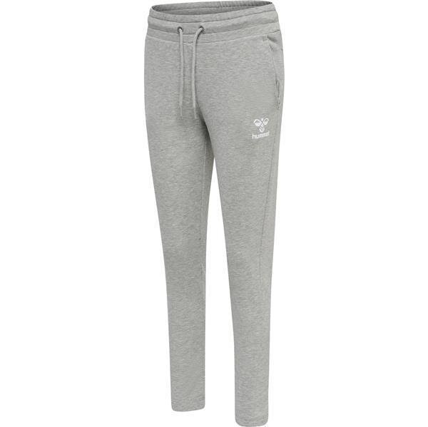 Hummel hmlNONI 2.0 TAPERED PANTS - GREY MELANGE - M