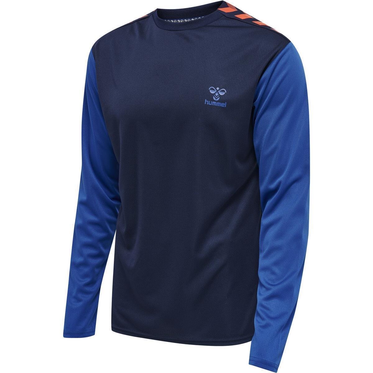 Hummel hmlPRO GRID GAME JERSEY L/S - MARITIME BLUE/SURF THE WEB - S