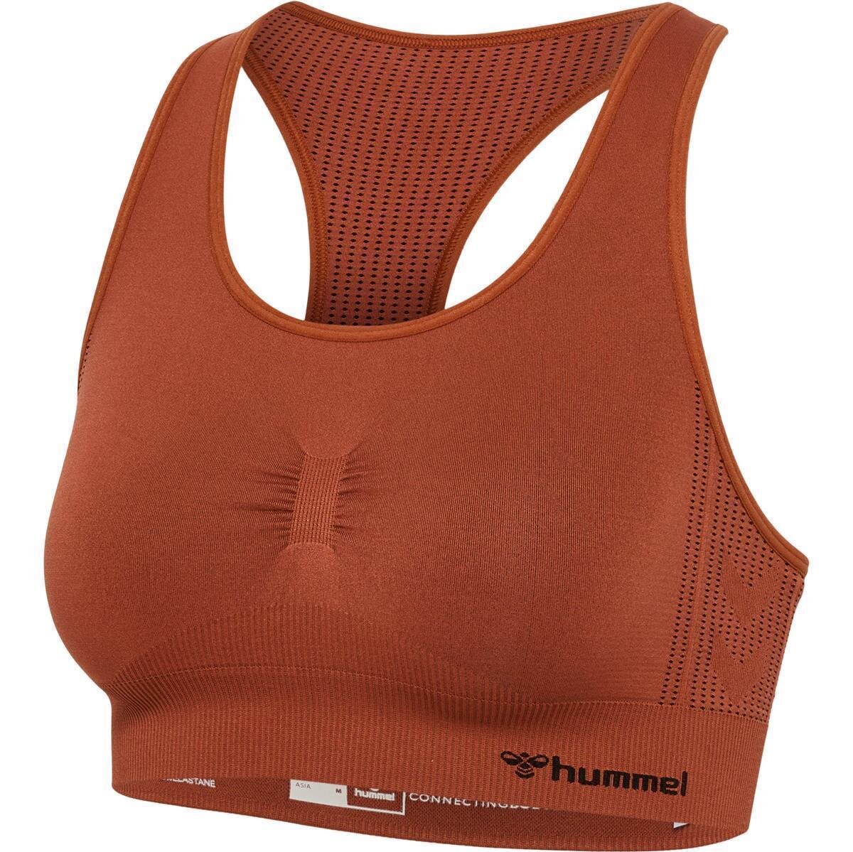 Hummel hmlSHAPING SEAMLESS SPORTS TOP - ARABIAN SPICE - L