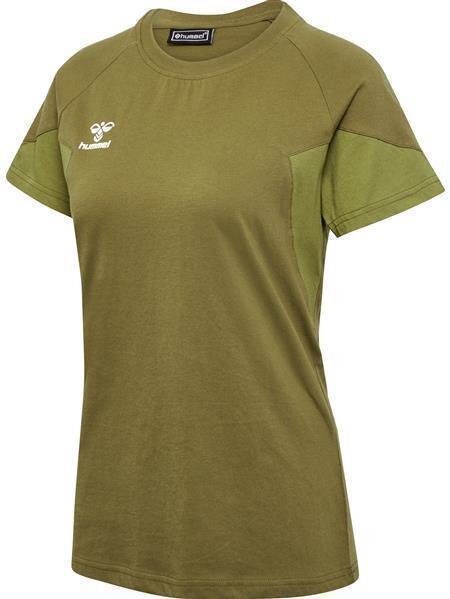 Hummel hmlTRAVEL T-SHIRT S/S WOMAN - MILITARY OLIVE - XL