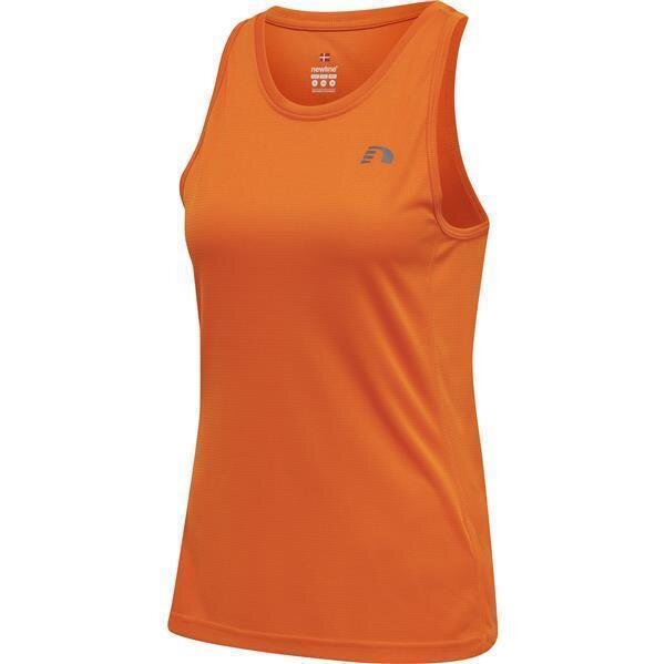 Hummel WOMEN CORE RUNNING SINGLET - ORANGE TIGER - XL