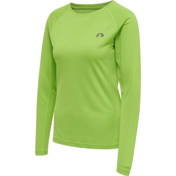 Hummel WOMEN CORE RUNNING T-SHIRT L/S - GREEN FLASH - S