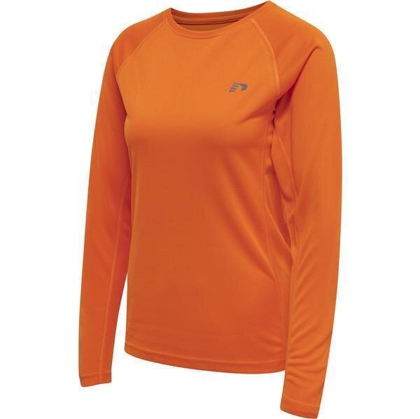 Hummel WOMEN CORE RUNNING T-SHIRT L/S - ORANGE TIGER - XL
