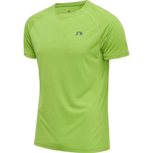 Hummel MEN CORE RUNNING T-SHIRT S/S - GREEN FLASH - M