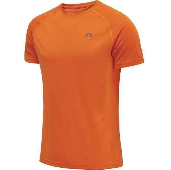Hummel MEN CORE RUNNING T-SHIRT S/S - ORANGE TIGER - L