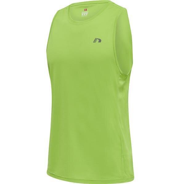 Hummel MEN CORE RUNNING SINGLET - GREEN FLASH - M